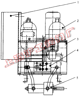 圖 1 快關蝶閥液壓驅(qū)動裝置外型