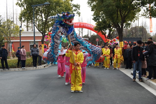 2011 年華亭鎮(zhèn)新春鬧元宵活動(dòng)-舞龍(圖二)