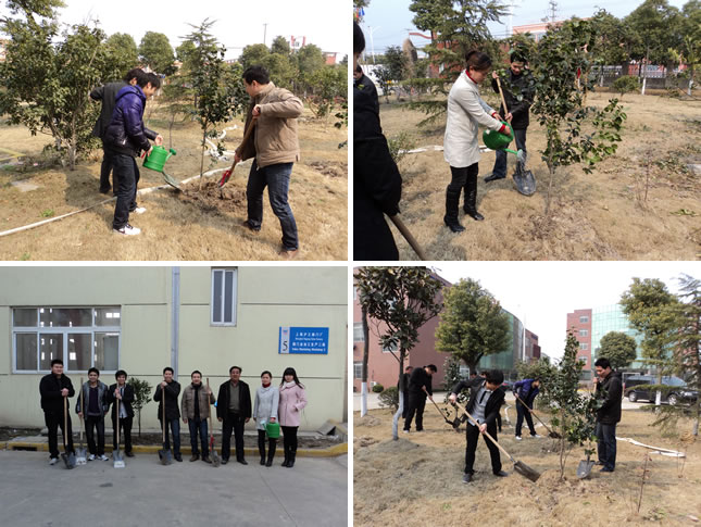 上海滬工閥門廠 2011 年 3.12 植樹(shù)節(jié)活動(dòng)