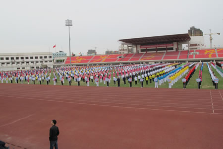 嘉定區(qū)第一屆企業(yè)運(yùn)動(dòng)會(huì)廣播操比賽現(xiàn)場(chǎng)(圖 2)