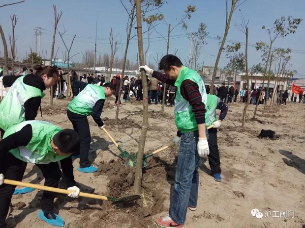 2018年上海滬工閥門(mén)廠3.12植樹(shù)節(jié)活動(dòng)(圖4)