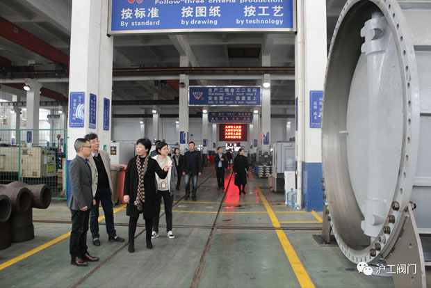 嘉定區(qū)政協(xié)委員華亭鎮(zhèn)活動小組在上海滬工閥門廠開展調(diào)研活動(圖2)