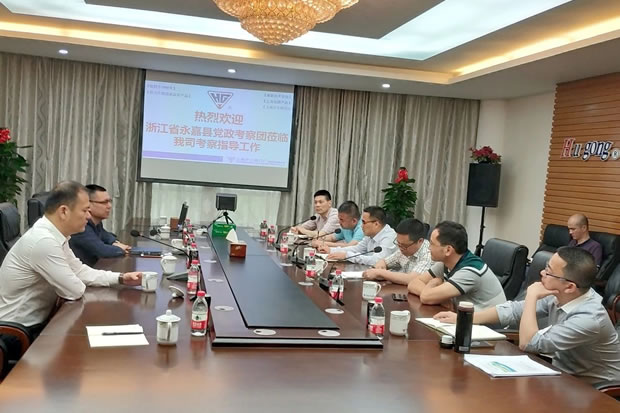 永嘉縣黨政代表團來滬工閥門調(diào)研考察(圖1)